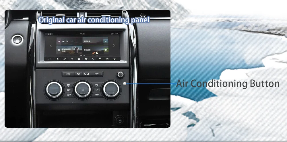 10.4 inch Android Car Radio For Land Rover Discovery 5 LR5 L462 2017-2020 GPS Navigation Player Touch Screen Carplay Hea