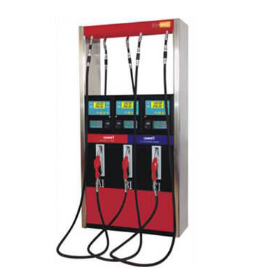 Petrol Station Fuel Dispenser with 2-Pump 2-Flow Meter 2-Nozzle and Oil Rotary Pump
