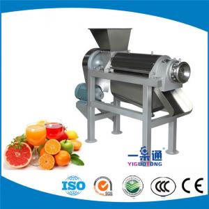 Quality Orange Juice Extract SUS304 2t/H Spiral Juicing Machine wholesale