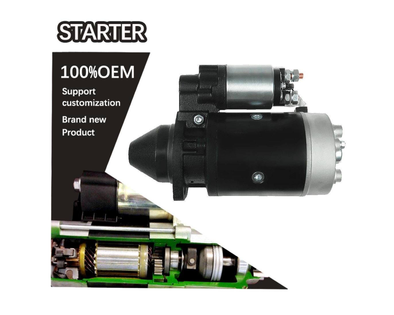 12V 9T CW STARTER 11.130.300, 11.130.399, 11.130.885,11.130.886, 11130300, 11130399, 11130885, AZJ3107, AZJ3311, AZJ3312