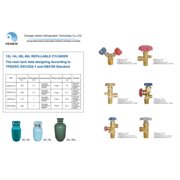 Empty 2-Piece Tinplate Can to Fill Refrigerant R134A R410A Gas