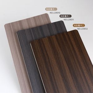 Customized Moisture Resistant Wood Grain Bamboo Fiber Wall Paneling