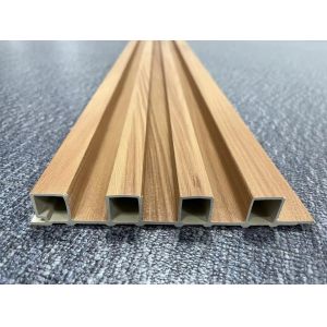 Quality Wooden Plastic WPC Fluted Panel UV Resistance Moisture Resistance wholesale