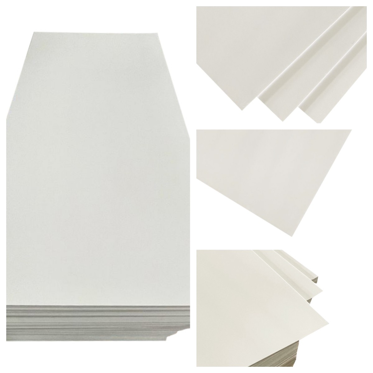 Odour Free Opal Cream White Glossy Finish Sanitary Acrylic Sheet For Home Decoration