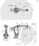 Palletierung Industry Kawasaki Robot Arm 4 Axis Automation Robotics Arm