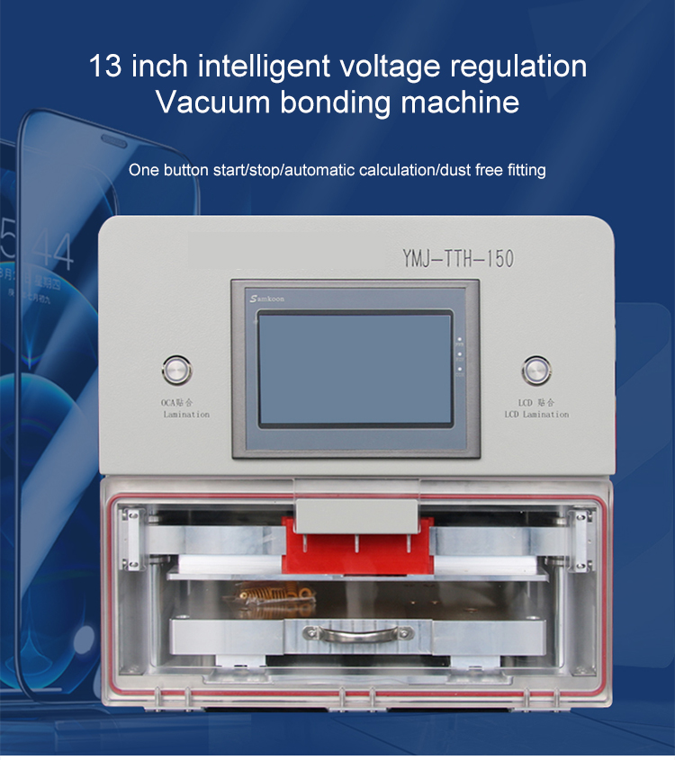 220V Smart Lamination Mobile Phone Repair Machine 13 Inch For Glass Changing