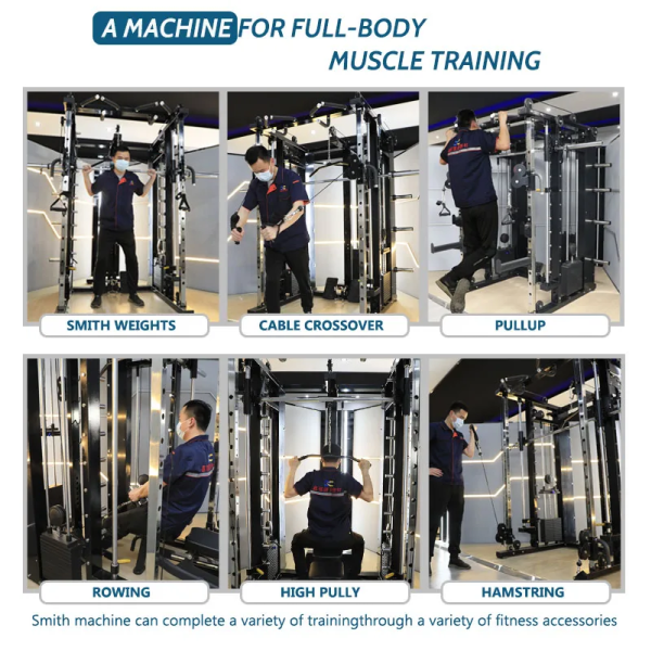 All in One Smith Machine Multi Functional Trainer Gym Equipment Manufacturer