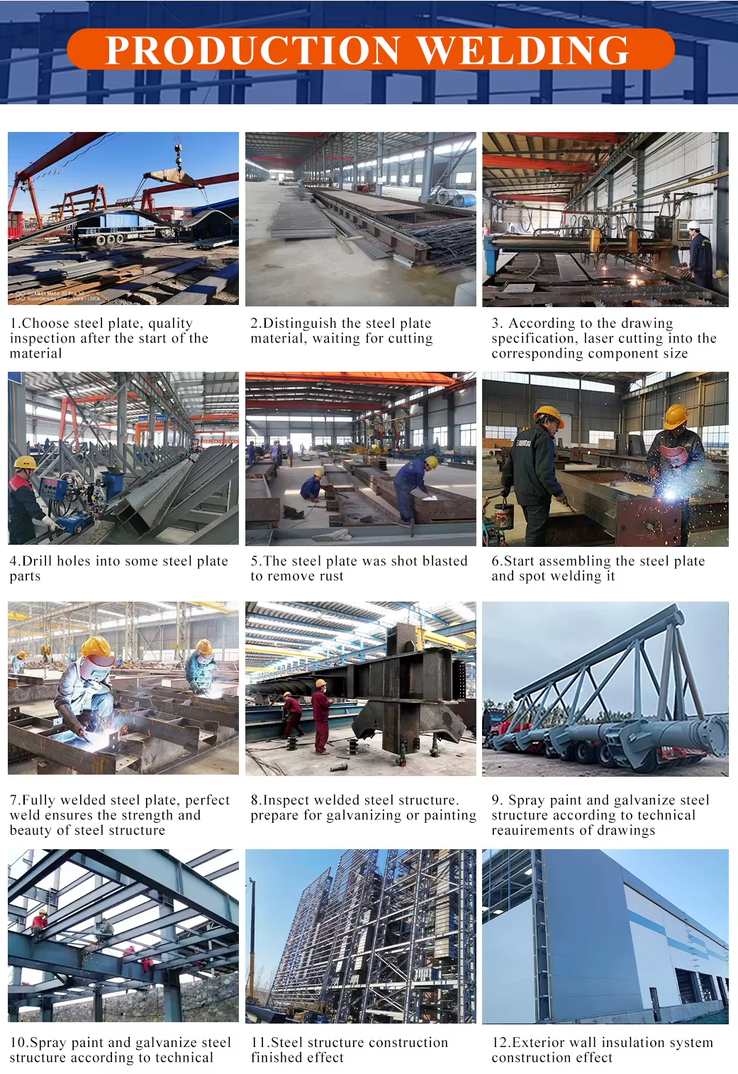 Prefab Storage Shed Steel Structure Warehouse Prices Construction Design Steel Structure Warehouse Metal Building