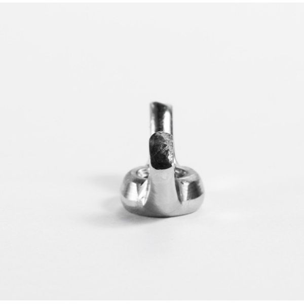 high-quality white galvanized wing nut nuts hand-tightened nuts DIN315
