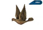 REF. BD028 Brass Pigeon Tombstone Decoration Size 10×10.5cm Material Copper