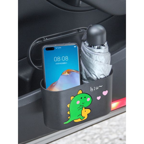 Automotive Supplies Automotive Interior Creative DIY Vehicle Mounted Vehicle Storage Bucket Portable Plastic Folding Garbage Can