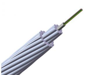 Quality 24 Core OPGW Fiber Optic Cable Outdoor Composite Overhead Ground Wire Power Line wholesale