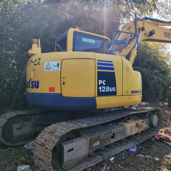 0.44m3 Second Hand Komatsu Pc128us Hydraulic Backhoe Excavator 12 Ton Strong Power