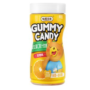China Funny Shape Natural Gummy Vitamins , Orange Gummy Candy 200g Per Bottle on sale