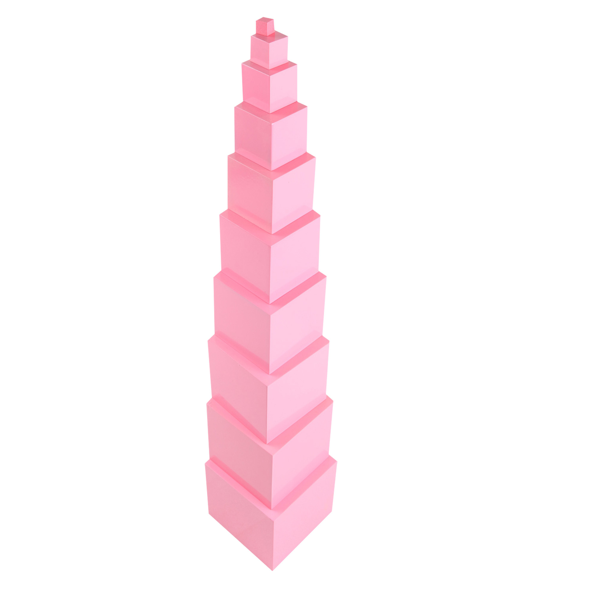 Quality Tiger Montessori - Pink Tower made of beech wood wholesale