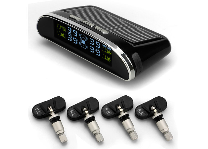 New Product Solar Power Car TPMS DIY Installation Wireless Transmission With Display Pressure and Temperature