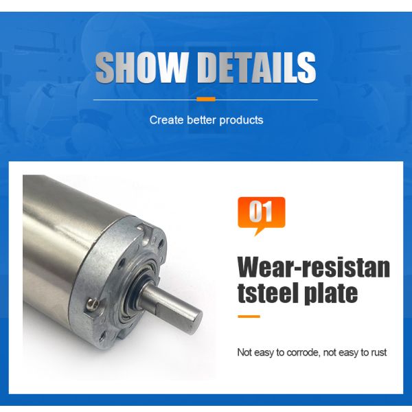 42mm BLDC 12V 24V Brushless Electric Motor 2-3000rpm High Torque Brushless Motor