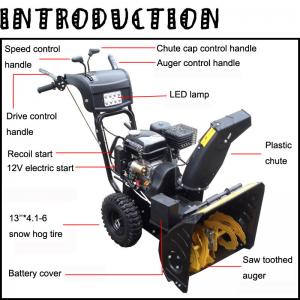Quality New type garden tools Loncin 6.5hp snow thrower, snow blower, snow removel equipment wholesale