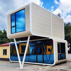 Quality Wooden Apple Cabin 5800 X 2150 X 2500mm Aluminum Alloy 4 People wholesale