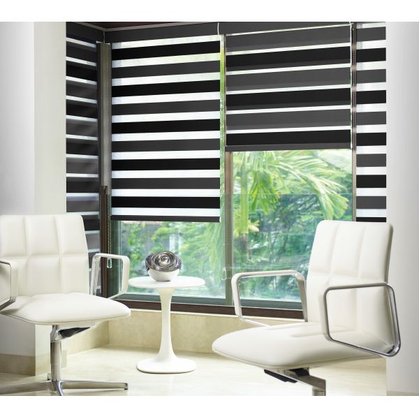 China-Made Intelligent Motor Remote Control, Bluetooth, Voice Control, Double Layer Zebra Type Zebra Curtain