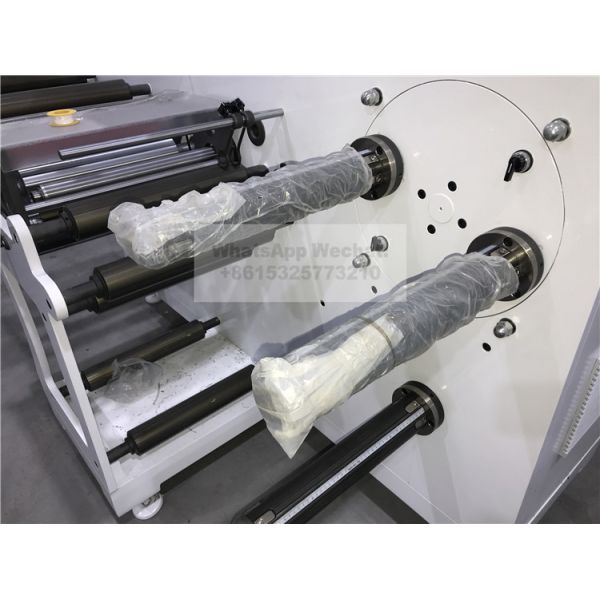 Semi Rotary Label Die Cutting Machine , Die Cutting And Flexo Printing Machine