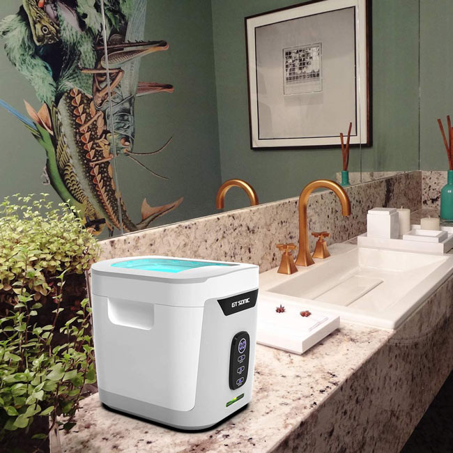 Watches Razor Blades Ultrasonic Cleaner For Home Use 50W 1.3L Waterproof