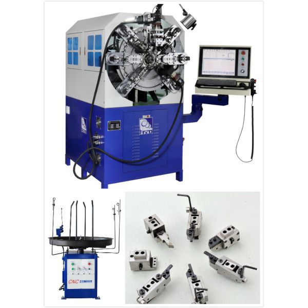 Computerized Cam - Less CNC Spring Bending Machine / Spring Coiling Machine Diameter 0.3 - 2.5mm