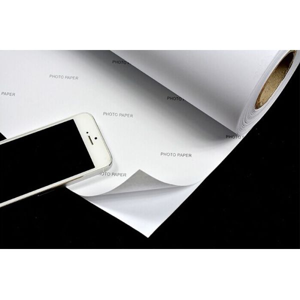 108gsm Matte Self Adhesive Inkjet photo Paper Rolls/A3 A4 size