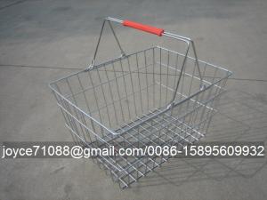 Quality Convenient Metal Shopping Baskets , Supermarket / Grocery Store Baskets wholesale