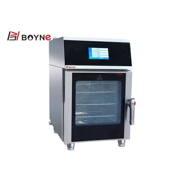 Commercial Electric Touch Sreen Steam Combi Oven High Efficiency 4 Deck Table Top CE Certification