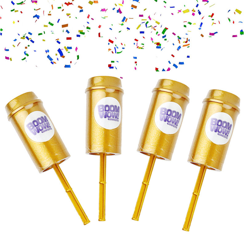 18g Metallic 2 Inches Biodegradable Wedding Confetti Cannon