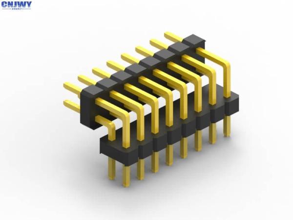 Cheap PCB Right Angle Pin Connector , Durable Bulk 20 Pin Header Connector for sale