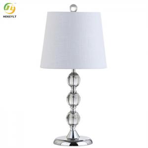 China Crystal Mini Drum Shade Bedside Table Lamp 20 on sale