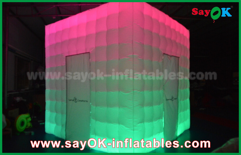 Inflatable Photo Studio Customized Shape PVC Coating Inflatable LED Photo Booth With Charming