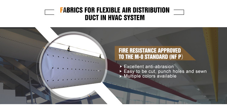 550C High Temperature Resistant PU Coated Fiberglass Cloth Roll 0.7mm Fire Protection