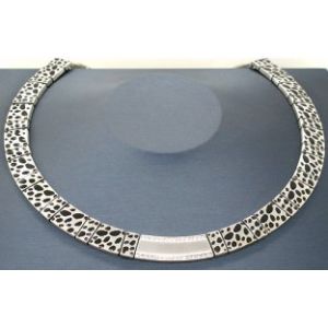 negative ion necklace made of titanium SN-089MS