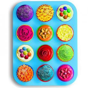 China 2016 eco-friendly food grade non-stick 12 cup silicone muffin pan cupcake maker on sale