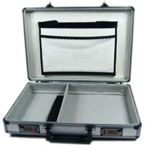 China Aluminum Metal Attache Case , Hard Metal Briefcase With Combination Lock on sale