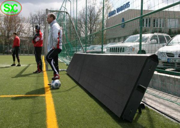Advertisement Video Perimeter Stadium Led Display Screens With Soft Protecting