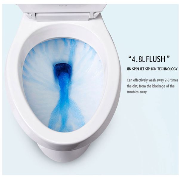 3L 6L Two Piece Wall Mounted Toilet Washdown Flush Wc Portable