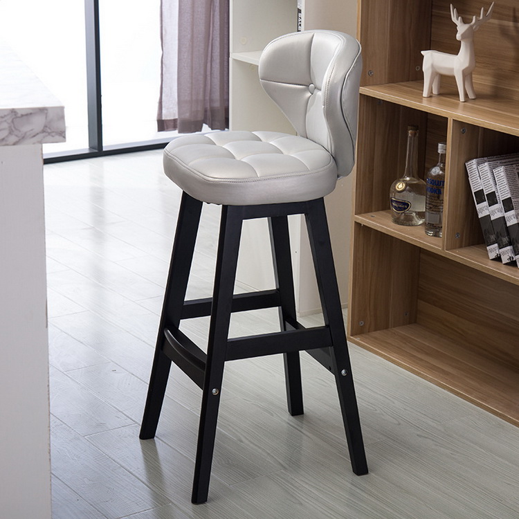 Upgrade Your Bar with This Modern and Elegant PU Stool in Synthetic Leather