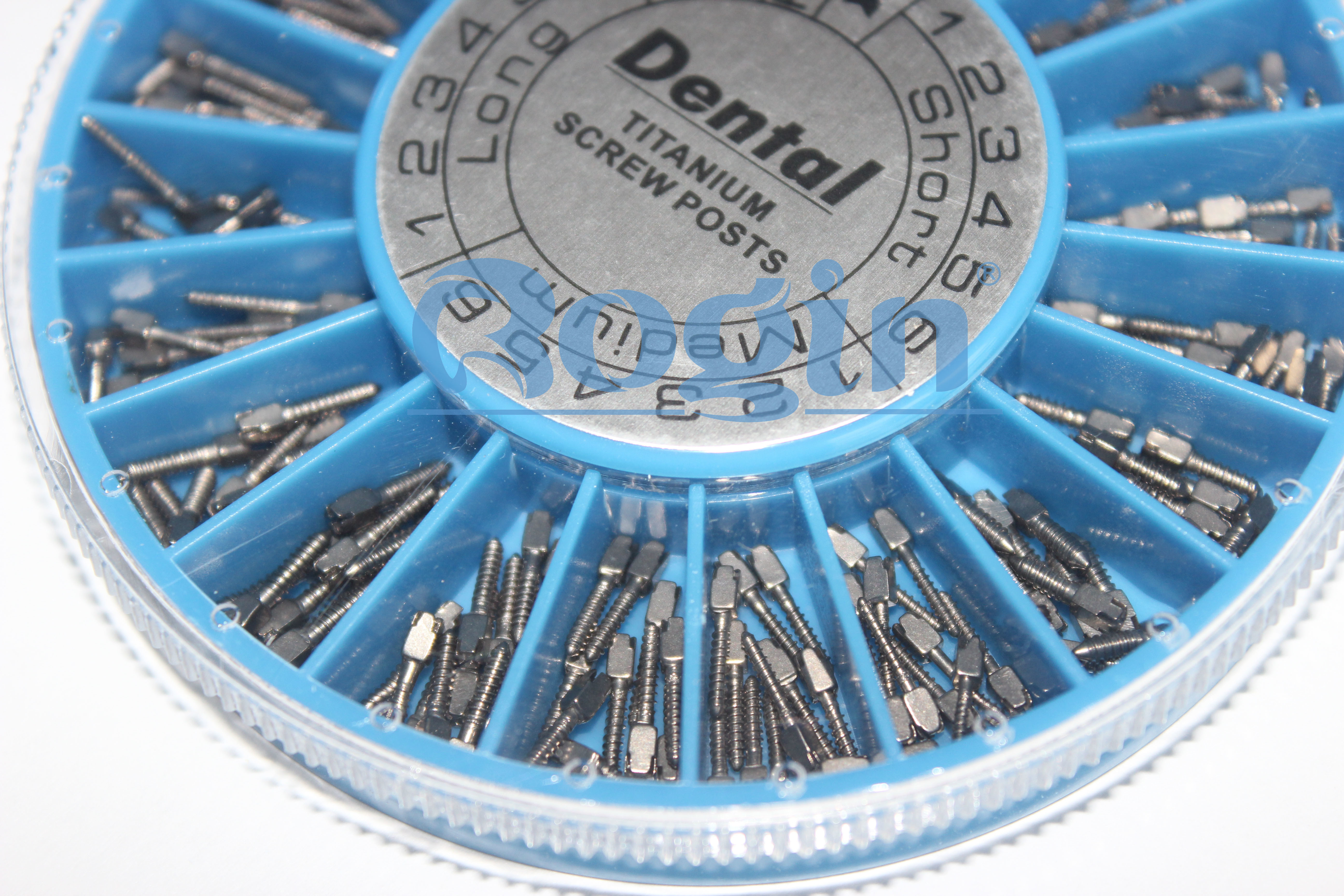Metal oral dental post and core , tooth implant screw ISO CE standards
