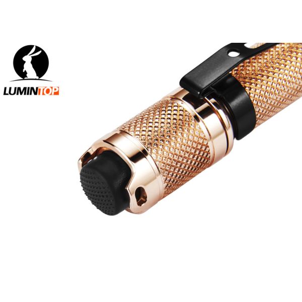 EDC Lumintop Copper Tool AAA Flashlight , Mini LED Powerful Pocket Torch