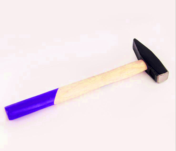300g Machinist hammer(XL-0105) with painted surface, colored wooden handle and good price