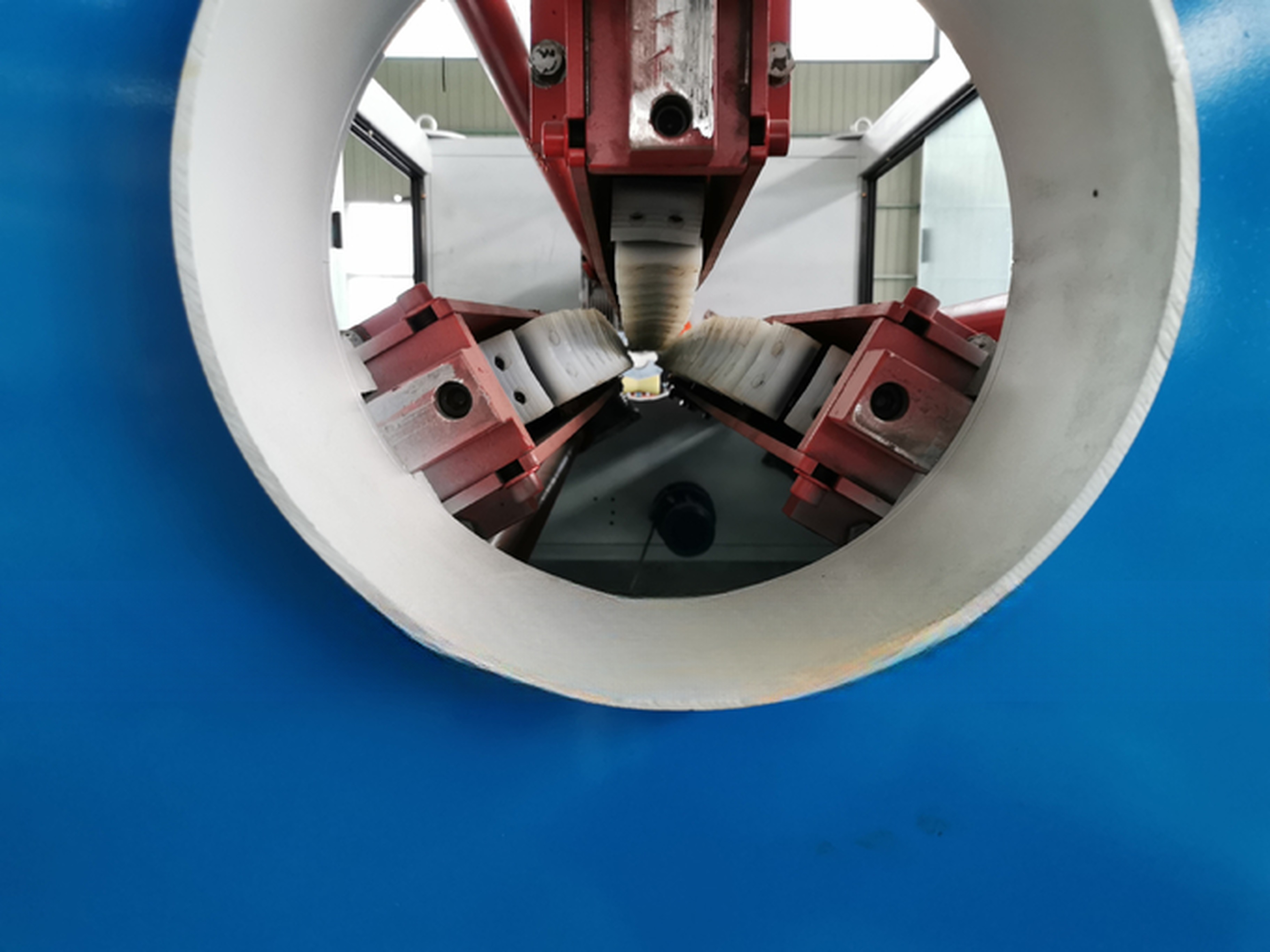 38CrMoALA Material Twin Conical Screw Extruder for Two Cavity PVC Pipe Production Line