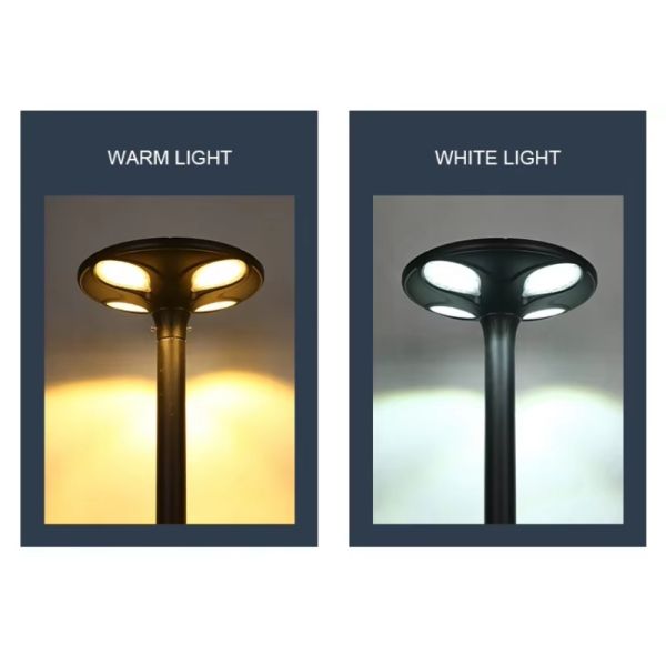 solar garden light different color light