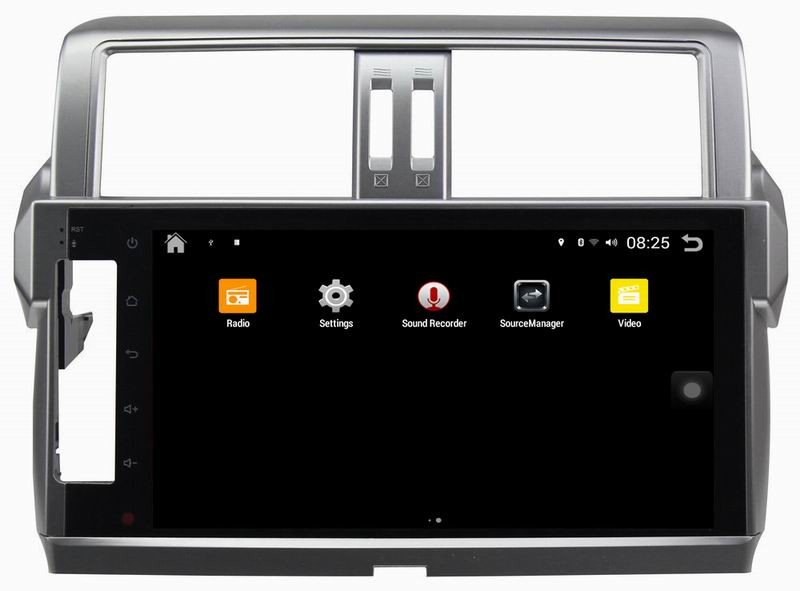 Ouchuangbo in dash dvd multimedia pure android 4.4 for Toyota Prado 2014 with gps AUX 3g wifi BT