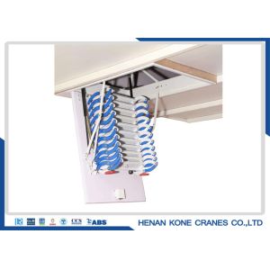 Quality Home Duplex Villa 30mm 4x3 Steps Telescopic Loft Ladder wholesale