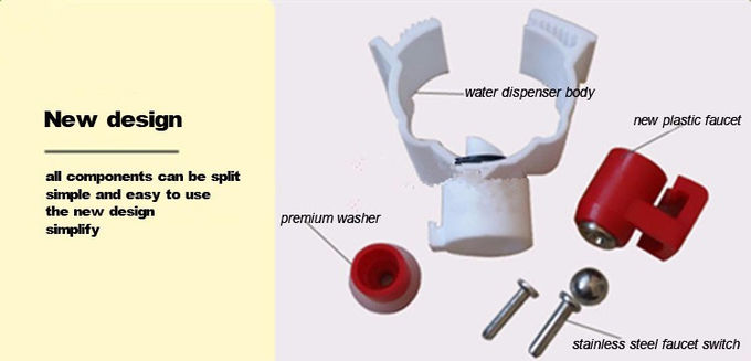 Chicken Automatic Ss Pom Poultry Nipple Drinker Oem / Odm