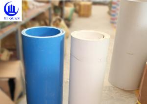 Quality 1.0 Meters Length PVC Flat Sheet Fire Retardent SGS 1.0mm - 2.0mm wholesale